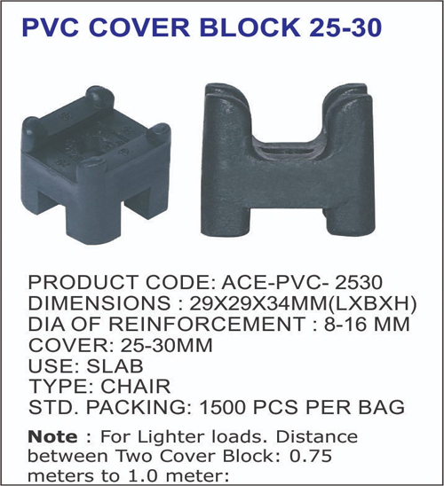 Pvc Cover Block 25-30